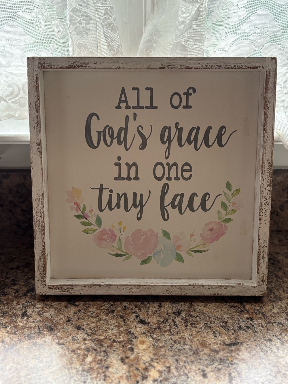 Hobby Lobby God’s Grace Floral Nursery Wall Decor